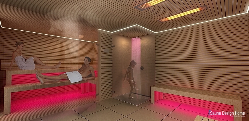 Sauna wellness with bath
