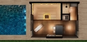 Wellness premium sauna house