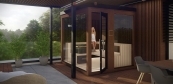  Custom built design sauna