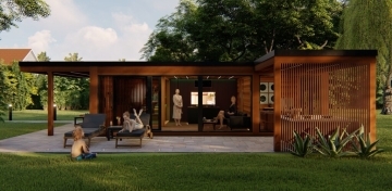  Garden sauna house design
