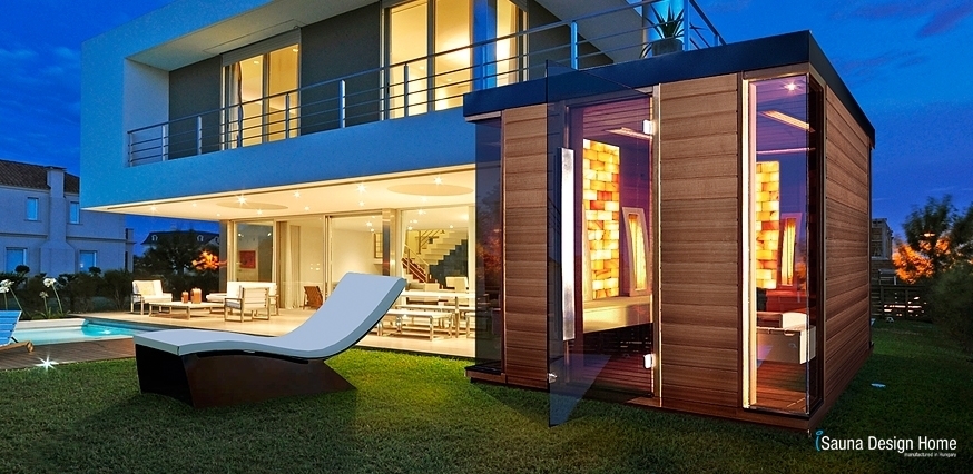 Combined outdoor sauna