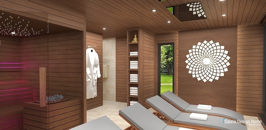 Exclusive wellness sauna house
