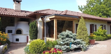 Outdoor sauna