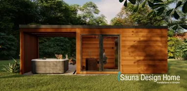  Sauna house with jacuzzi