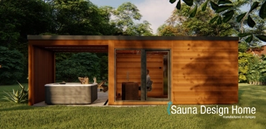  Sauna house with jacuzzi