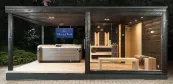 Combination sauna house
