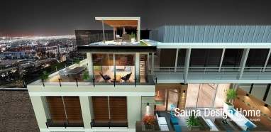 Roof terrace, lounge bar, swimming pool