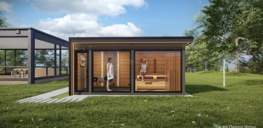 Modern sauna house