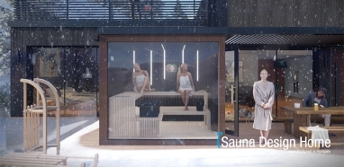 Luxury sauna construction