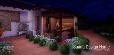 Garden sauna plan