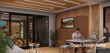 modern sauna house