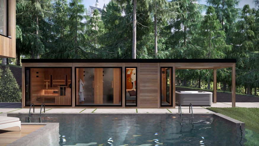 Four-Season Sauna Wellness House