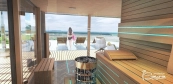  Panoramic sauna