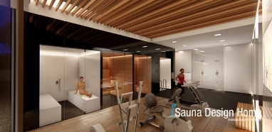 Clean and Bright Home Sauna