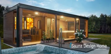 Garden sauna house