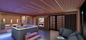 Sauna with jacuzzi