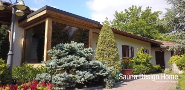 Outdoor sauna and wellness