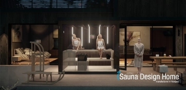 Outdoor design sauna