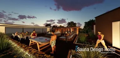 Penthouse wellness terrace 