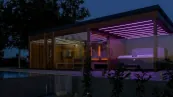 Custom outdoor sauna construction Custom outdoor sauna construction