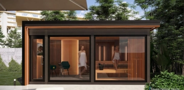 Modern sauna house