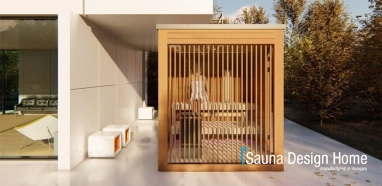  Outdoor sauna construction
