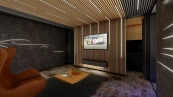 Custom wood paneling
