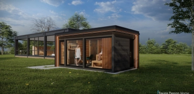 Modern sauna house