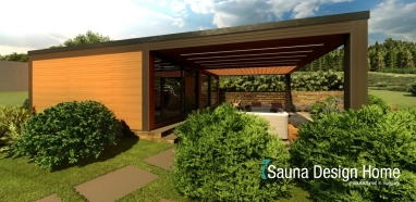  Garden sauna