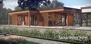 Mobile home construction from solid wood Mobile home construction from solid wood