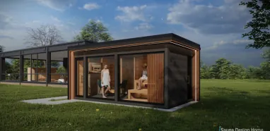 Modern sauna house