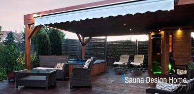 Sauna garden wellness