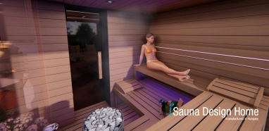 Garden sauna build
