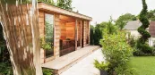 Comfort sauna house with wellness garden Comfort sauna house with wellness garden