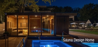 Construction of garden sauna house