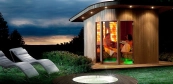 Finnish sauna and infrared sauna in one