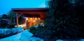 Sauna house in classic style