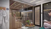 combined sauna