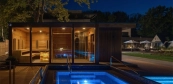 Construction of garden sauna house