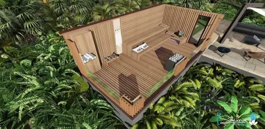 Private yoga sauna house Private yoga sauna house