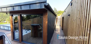Sauna House Entrance Sauna House Entrance