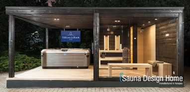 Combination sauna house