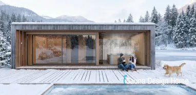 Sauna garden house