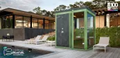 Garden sauna with shower Garden sauna with shower
