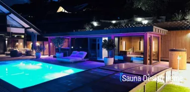 Premium Sauna House with Glass Front Premium Sauna House with Glass Front