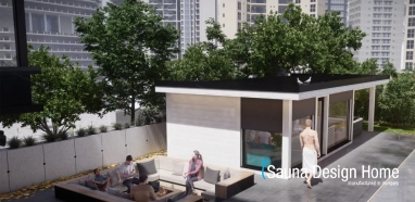 modern sauna house