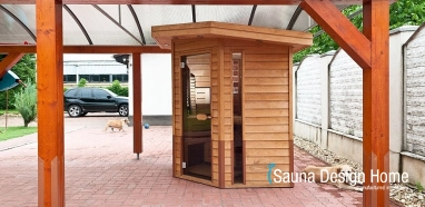 Outdoor sauna upon individual ideas