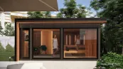 Modern sauna house