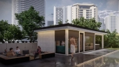 outdoor luxus sauna house