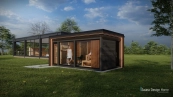 Modern sauna house